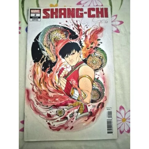 MARVEL Shang-Chi # 2 Shang-Chi vs. The Marvel Universe, Part 2 CAPTAIN AMERICA ( Cover Artist Peach Momoko Variant Series Vol. 2 2021 - 2022 # 12)
