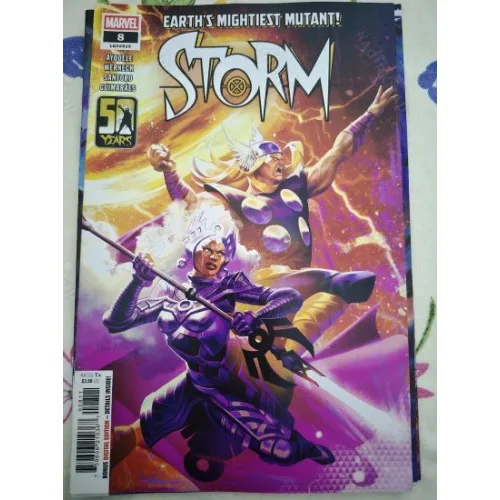 MARVEL Storm # 8 50TH ANNIVERSARY ISSUE ( Cover Artist Mateus Manhanini Series Vol. 5 2024 - 2025 #12 )