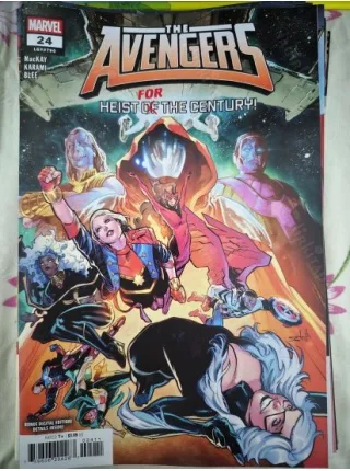 MARVEL The Avengers # 24 The Casino Job, Part 3 ( Cover Artist Valerio Schiti Series Vol. 9 2023 - Present )