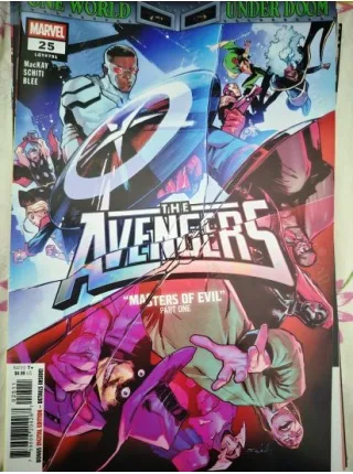 MARVEL The Avengers # 25 Masters of Evil, Part 1 ( Cover Artist Valerio Schiti Series Vol. 9 2023 - Present )