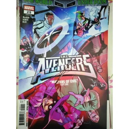 MARVEL The Avengers # 25 Masters of Evil, Part 1 ( Cover Artist Valerio Schiti Series Vol. 9 2023 - Present )