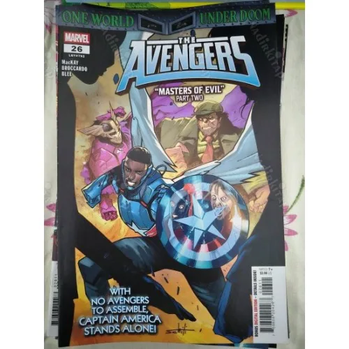 MARVEL The Avengers # 26 Masters of Evil, Part 2 ( Cover Artist Valerio Schiti Series Vol. 9 2023 - Present )