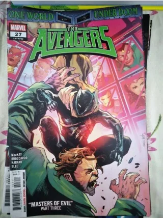 MARVEL The Avengers # 27 Masters of Evil, Part 3 ( Cover Artist Valerio Schiti Series Vol. 9 2023 - Present )