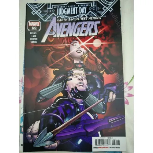 MARVEL The Avengers # 60 The Higher Rooftop ( Cover Artist Javier Garrón Series Vol. 8 2018 2023 )