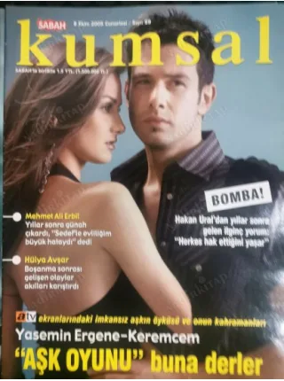 Sabah Kumsal 8 Ekim 2005 Yasemin Ergene Keremcem, Sibel Can bitmeyen çile, Söyleşi Mehmet Ali Erbil,Ferhat Göçer ilk albüm, Detay Aslı Şen