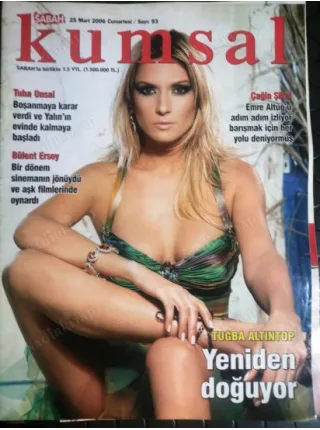 Sabah Kumsal 25 Mart 2006 Tuğba Altıntop, Bülent Ersoy bir zamanlar, Ümit Sayın Dizdar, Tuğçe Kazaz çöküş, Türkan Şoray tv set
