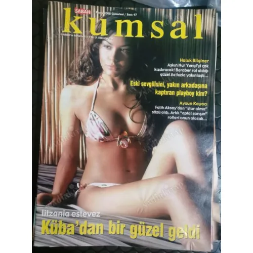 Sabah Kumsal 7 Mayıs 2005 Litzania Estevez, Ali Sunal Ebru Erkal, Özgür Ozan Neslihan, Tolga Cevik baba, Söyleşi Beren Saat, Gurbetçi starlar