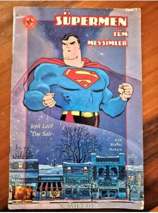 DC Süpermen Tüm Mevsimler - Arkabahçe Sayı 4 Sayı Kış (4 Sayılık Seri, Superman for Al Season # 4)