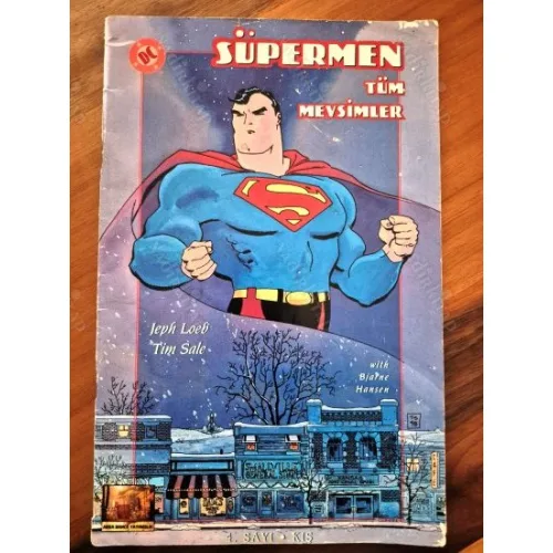 DC Süpermen Tüm Mevsimler - Arkabahçe Sayı 4 Sayı Kış (4 Sayılık Seri, Superman for Al Season # 4)
