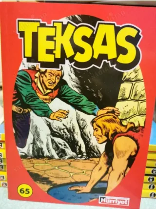 Teksas EsseGesse Cilt 65 * Hürriyet/Demirbaş Sırt Numarası 132 (162 Sayfa, 70 Ciltlik Seri)