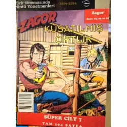 Zagor Süper Cilt 7 Doğan Egmont Sayı 19 İftira 20 Kayıp Çocuk 21 Kuşatılmış Çiftlik (32 Lik Seri Kuşe Baskı) Zagor Süper Cilt 7 Doğan Egmont Sayı 19 İftira 20 Kayıp Çocuk 21 Kuşatılmış Çiftlik (32 Lik Seri Kuşe Baskı)