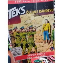 Teks (Tex) Süper Cilt 5 Sayı 13 Ölümle Randevu 14 Madende Pusu 15 Savaş Bulutları (AD-DE 26 lik Seri, Kuşe Baskı) Teks (Tex) Süper Cilt 5 Sayı 13 Ölümle Randevu 14 Madende Pusu 15 Savaş Bulutları (AD-DE 26 lik Seri, Kuşe Baskı)