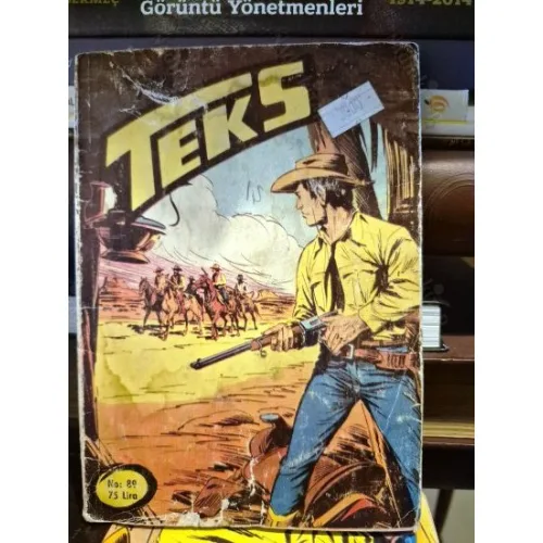 Yeni Teks (Tex) Sayı 89 Siyah İpek (Ceylan 186 lık Seri)