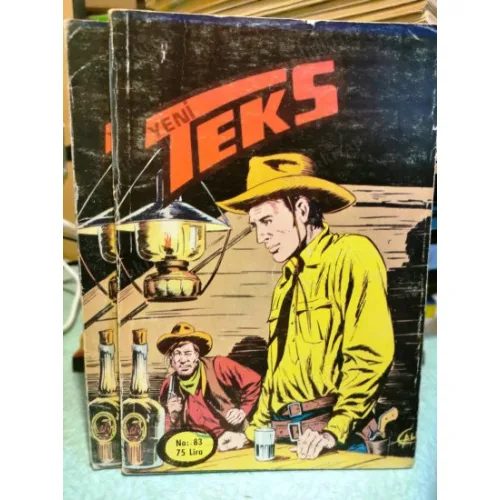 Yeni Teks (Tex) Sayı 83 Duman İşaretleri (Ceylan 186 lık Seri)