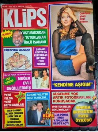 Klips 1995 30 Emel Yıldırım Özel, Terzi Yusuf Kenan Sabancı Tara Demirören Çarmıklı sırlar, Ahmet Hamoğlu, Fahire Fersan