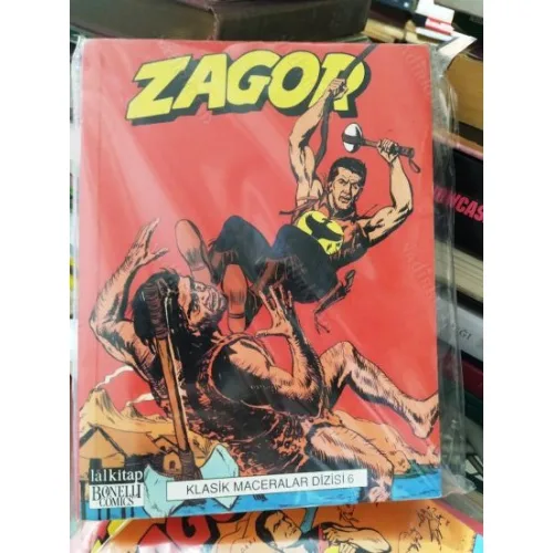 Zagor Klasik Maceralar Dizisi Cilt 6 * Ateşin Efendileri * Ölüm Mahkumu * Gölgeler (2006 İlk Basım)