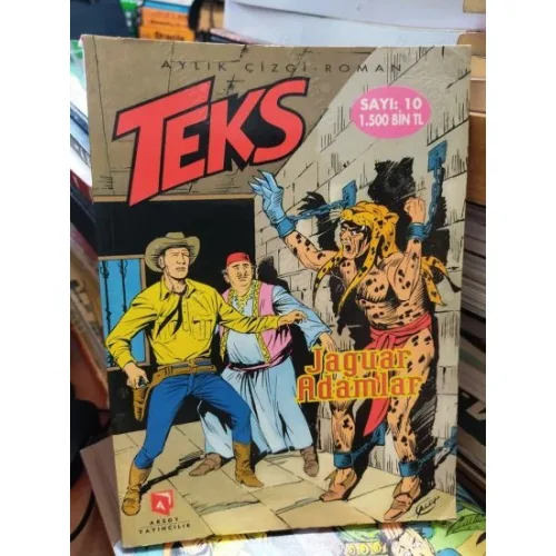 Teks (Tex) Aksoy Sayı 10 Jaguar Adamlar (13 lük Seri)