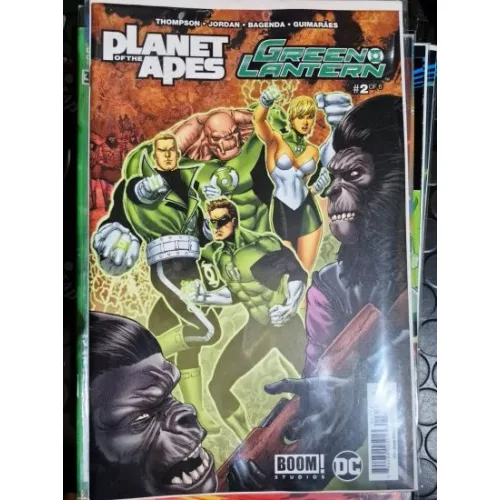 DC Planet of the Apes / Green Lantern # 2 of 6 (Cover Artist Ethan Van Sciver , Comicare)