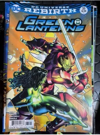 DC Green Lanterns # 35 of 57 Universe Rebirth (Cover B Brandon Peterson Variant )