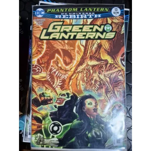 DC Green Lanterns # 13 of 57 Universe Rebirth (Cover Artist Tyler Kirkham, Comicare)