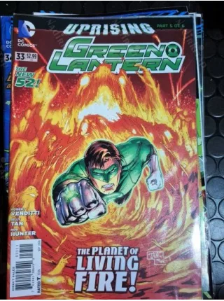 DC Green Lantern # 33 of 52 * Series Vol. 5 / 2011 - 2016 (Cover Artist Billy Tan)