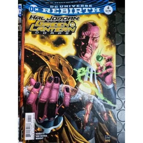 DC Hal Jordan and the Green Lantern Corps # 4 of 50 DC Universe Rebirth (Cover Artist Ethan Van Sciver)