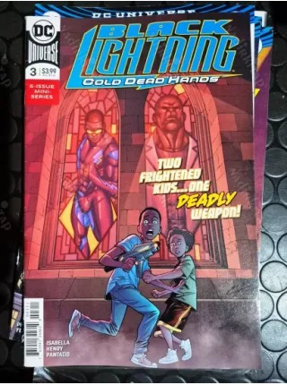 DC Black Lightning: Cold Dead Hands # 3 of 6 (Cover Artist Clayton Henry, Comicare)