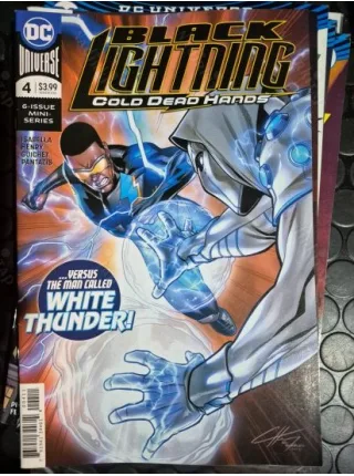 DC Black Lightning: Cold Dead Hands # 4 of 6 (Cover Artist Clayton Henry, Comicare)