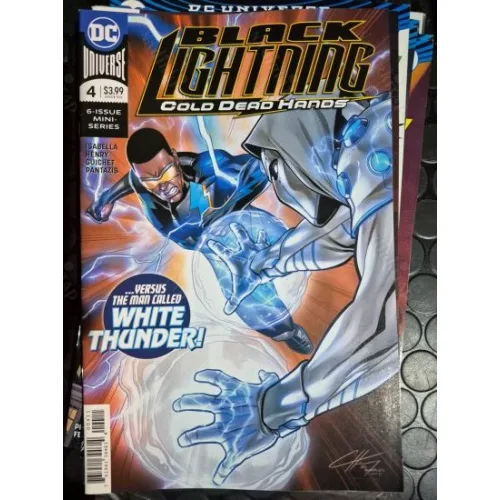 DC Black Lightning: Cold Dead Hands # 4 of 6 (Cover Artist Clayton Henry, Comicare)