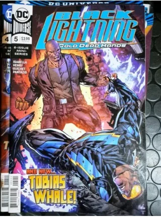 DC Black Lightning: Cold Dead Hands # 5 of 6 (Cover Cover Artist Ken Lashley, Comicare)