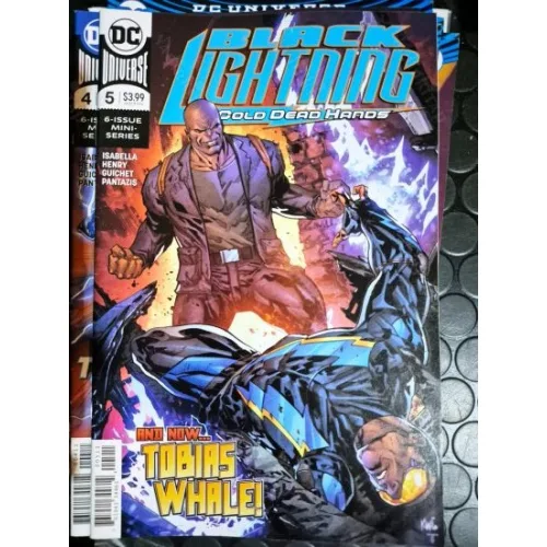 DC Black Lightning: Cold Dead Hands # 5 of 6 (Cover Cover Artist Ken Lashley, Comicare)