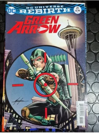 DC Green Arrow # 21 of 50 DC Universe Rebirth (Cover Variant Artist Mike Grell)