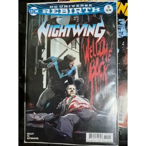 DC Nightwing # 11 of Present DC Universe Rebirth (Cover Variant Artist Ivan Reis, Comicare)