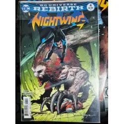 DC Nightwing # 4 of Present DC Universe Rebirth (Cover Artist Javier Fernández, Comicare)