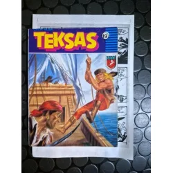 Çelik Blek Teksas Tay Yayınları Büyük Albüm Cilt 19 Sayı 50 Kale 51 Firar (35 Ciltlik Seri) BKZ