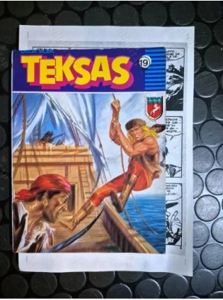 Çelik Blek Teksas Tay Yayınları Büyük Albüm Cilt 19 Sayı 50 Kale 51 Firar (35 Ciltlik Seri) BKZ