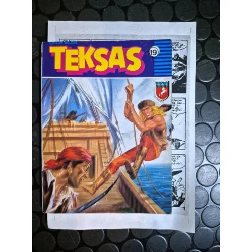 Çelik Blek Teksas Tay Yayınları Büyük Albüm Cilt 19 Sayı 50 Kale 51 Firar (35 Ciltlik Seri) BKZ