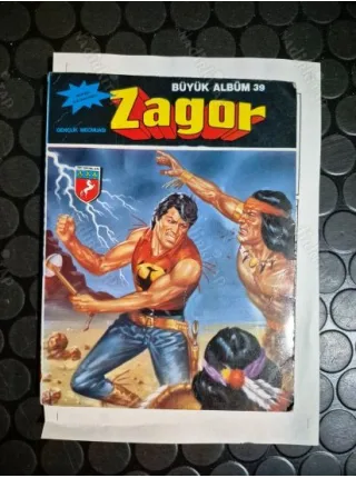 Zagor Tay Yayınları Büyük Albüm Cilt 39 Büyük Soygun (56 Ciltlik Seri) BKZ