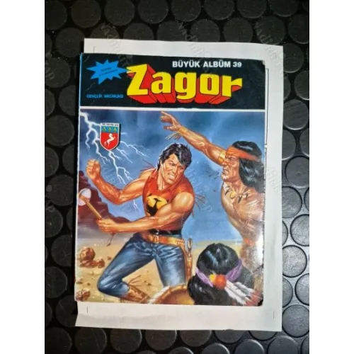 Zagor Tay Yayınları Büyük Albüm Cilt 39 Büyük Soygun (56 Ciltlik Seri) BKZ