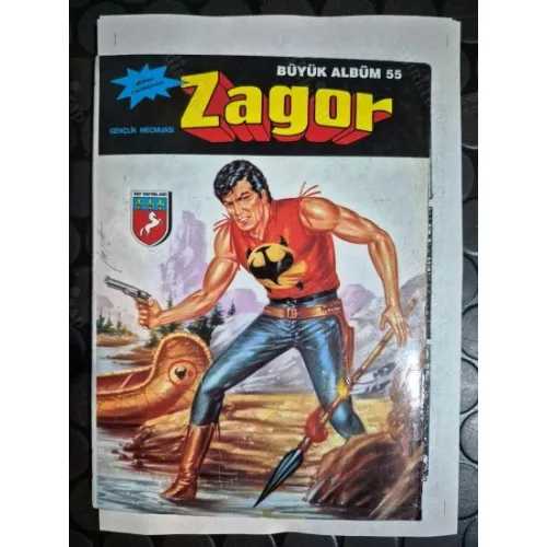 Zagor Tay Yayınları Büyük Albüm Cilt 55 Samuraylar Geliyor (56 Ciltlik Seri) BKZ
