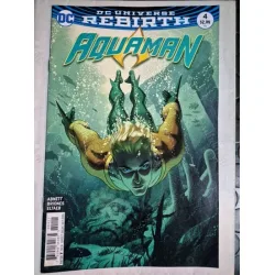 DC Aquaman # 4 of 66 DC Universe Rebirth / Series Vol. 8 2016 - 2020 (Cover Joshua Middleton Variant)