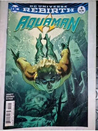 DC Aquaman # 4 of 66 DC Universe Rebirth / Series Vol. 8 2016 - 2020 (Cover Joshua Middleton Variant)