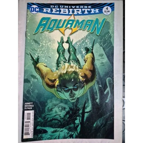 DC Aquaman # 4 of 66 DC Universe Rebirth / Series Vol. 8 2016 - 2020 (Cover Joshua Middleton Variant)