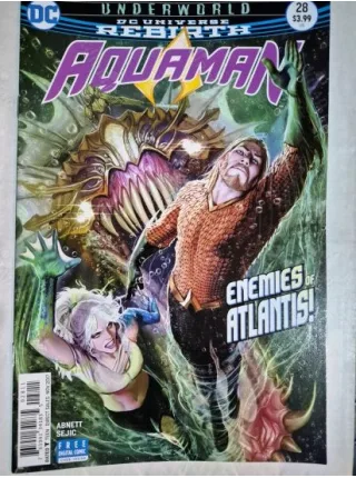 DC Aquaman # 4 of 28 DC Universe Rebirth / Series Vol. 8 2016 - 2020 (Cover Artist Stjepan Šejić)