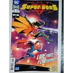 DC Super Sons # 15 of 16 DC Universe / Series Vol. 1 2017 - 2018 (Cover Artist Jorge Jiménez)
