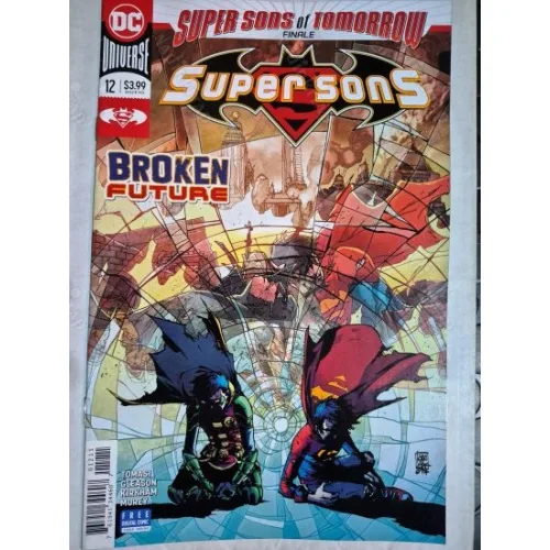 DC Super Sons # 12 of 16 DC Universe / Series Vol. 1 2017 - 2018 (Cover Artist Giuseppe Camuncoli)