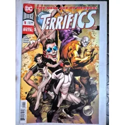 DC Terrifics # 1 of 30 Meet the Terrifics, Part 1 DC Universe (Cover Artist Ivan Reis) * Özel Katlamalı Kapak DC Terrifics # 1 of 30 Meet the Terrifics, Part 1 DC Universe (Cover Artist Ivan Reis) * Özel Katlamalı Kapak