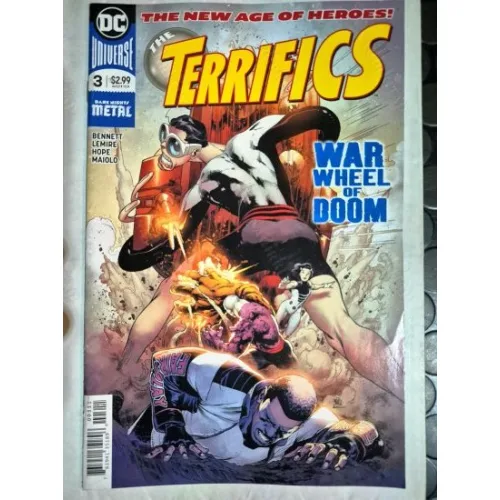 DC Terrifics # 2 of 30 Meet the Terrifics, Conclusion DC Universe (Cover Artist Ivan Reis)