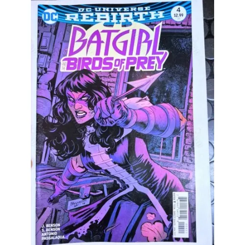 DC Batgirl and the Birds of Prey # 4 of 22 Who is Oracle? Part Five: Waiting for This Moment DC Universe Rebirth (Cover Artist Yanick Paquette)