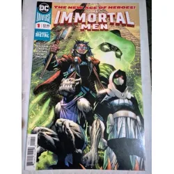 DC The Immortal Men # 1 of 6 The End of Forever, Part 1 Dc Universe (Cover Penciller Jim Lee) Özel Katlanan Kapak DC The Immortal Men # 1 of 6 The End of Forever, Part 1 Dc Universe (Cover Penciller Jim Lee) Özel Katlanan Kapak
